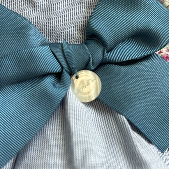 Paloma de la O Baby Girl’s Shortie with Floral Ruffles and Bow - Picture 3 of 10